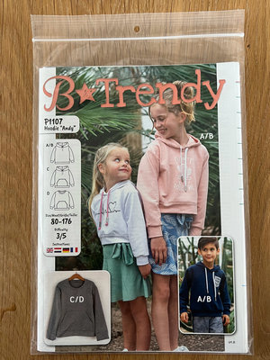 Paper pattern P1107 Hoodie Andy Papierschnittmuster