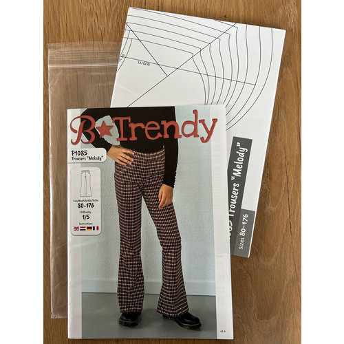 Paper pattern P1085 Broek Melody papierpatroon