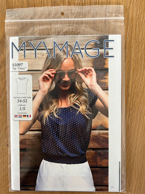 Paper pattern S1097 Top Dana papierpatroon