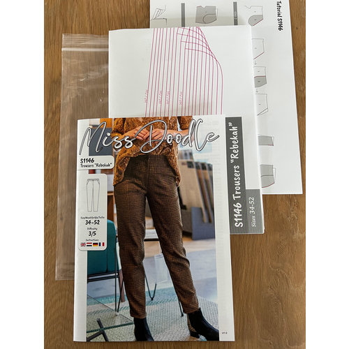 Paper pattern S1146 Trousers Rebekah paper pattern