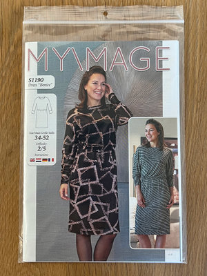 Premium pattern S1190 Dress "Benice" Full size
