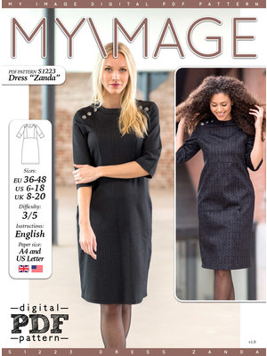 Download/Ebook S1223  Kleid Zanda