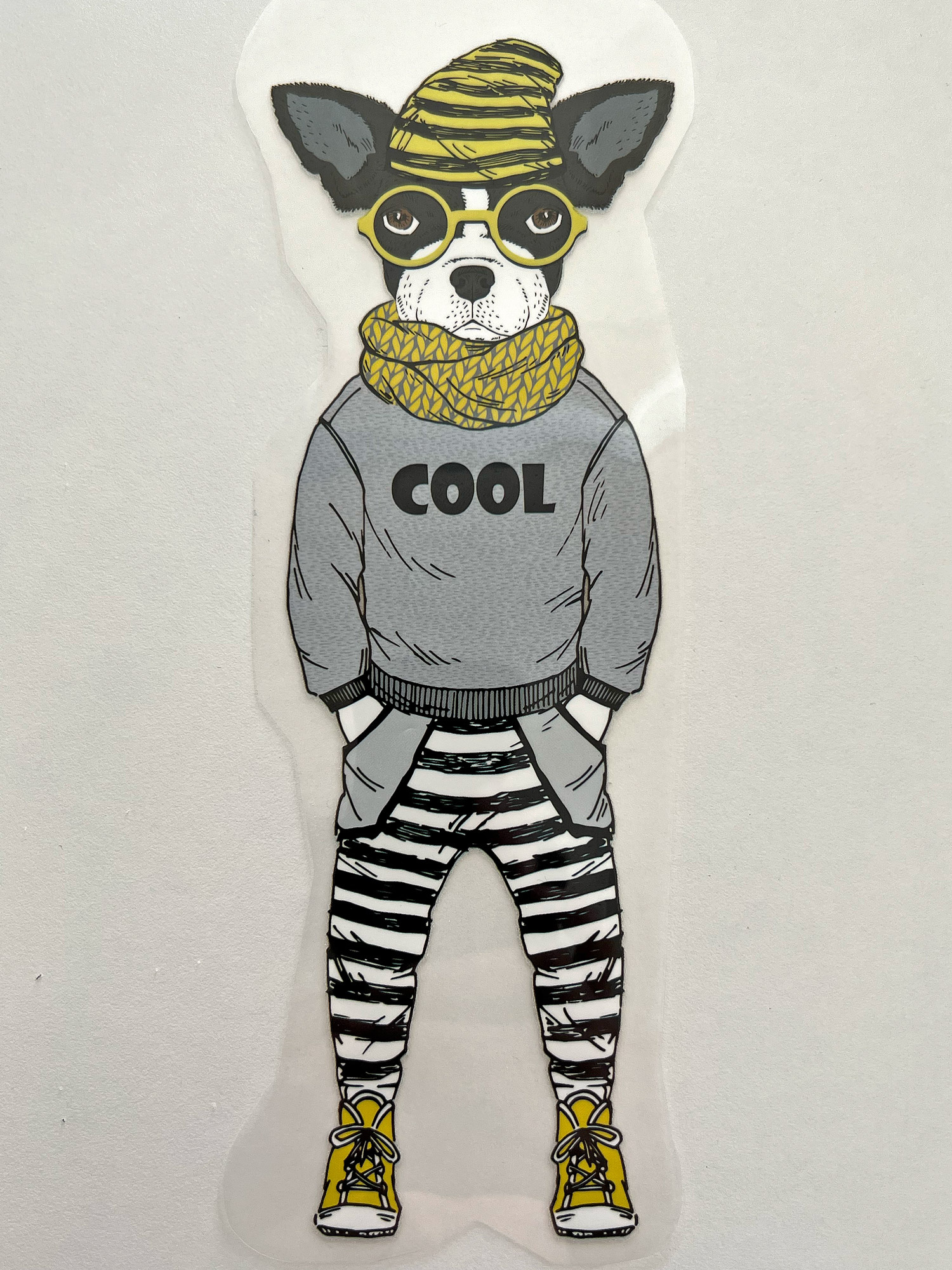 Ironon patch Cool Dog Made by Oranges