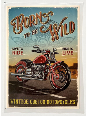 Patches Iron-on patch Born to be Wild