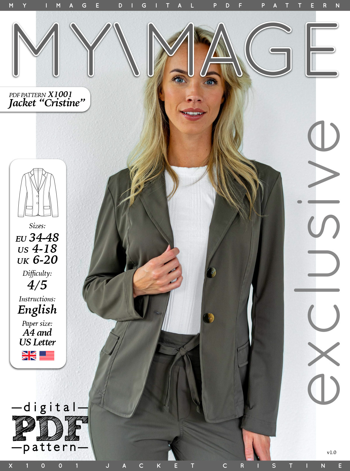 X1001 Jacket Cristine - Made by Oranges