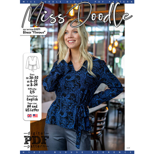 Download/Ebook H1071 Blouse Florence