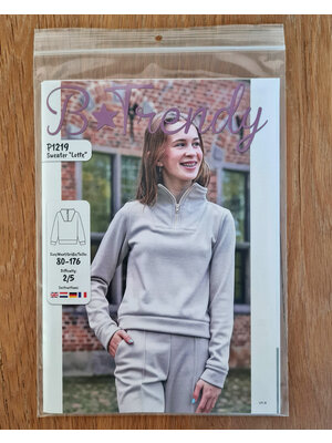 Paper pattern P1219 Sweater Lotte paper pattern