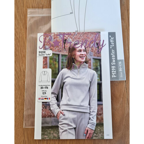 Paper pattern P1219 Pulli Lotte Papierschnittmuster Paper pattern P1219 Pulli Lotte Papierschnittmuster