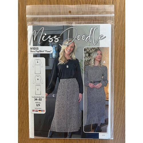 Paper pattern Top 5 Langarm-Kleider