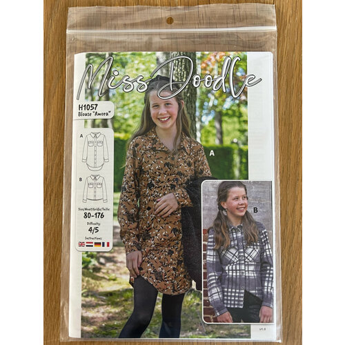 Paper pattern Top 5 Dresses long sleeve kids