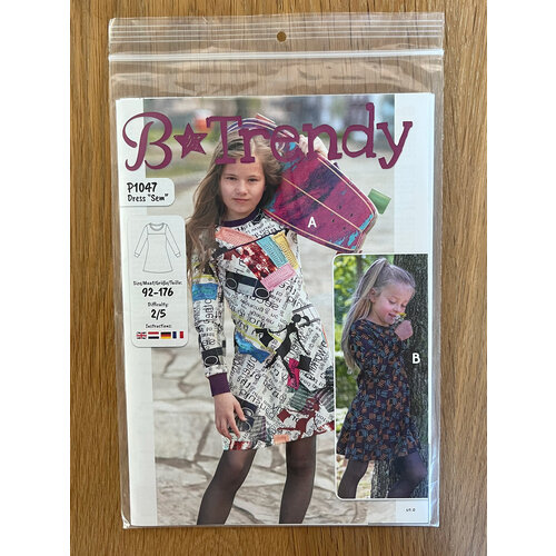 Paper pattern Top 5 Kinderjurken lange mouw