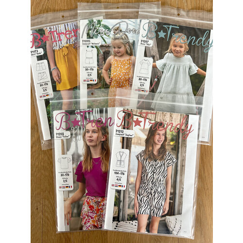 Paper pattern Top 5 Kinderen voorjaar/zomer Paper pattern Top 5 Kinderen voorjaar/zomer