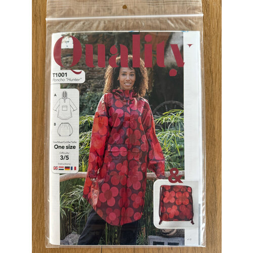 Paper pattern T1001 Poncho Hunter Papierschnittmuster