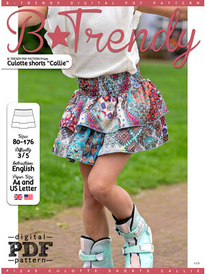 Download/Ebook P1245 Culotte shorts Callie