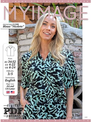 Download/Ebook S1306 Blouse Nicolette