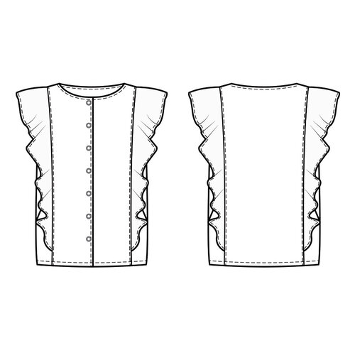 Download/Ebook S1310 Blouse Muriel