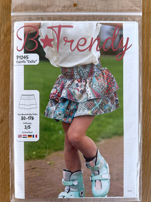 Paper pattern P1245 Culottes Callie paper pattern