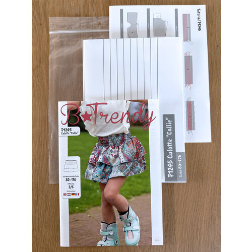 Paper pattern P1245 Culottes Callie paper pattern Paper pattern P1245 Culottes Callie paper pattern