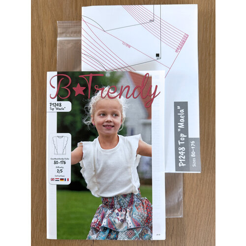 Paper pattern P1248 Top Maela patron papier