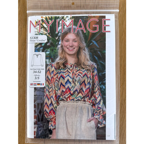 Paper pattern S1308 Blouse Coraline patron papier