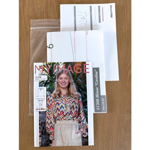 Paper pattern S1308 Blouse Coraline patron papier