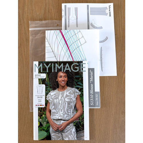 Paper pattern S1310 Blouse Muriel patron papier