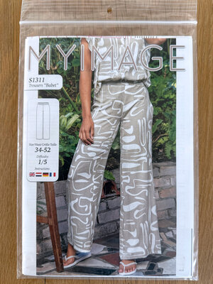 Paper pattern S1311 Trousers Babet paper pattern
