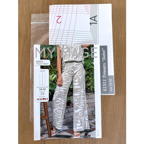 Paper pattern S1311 Broek Babet papierpatroon Paper pattern S1311 Broek Babet papierpatroon
