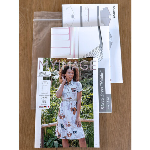 Paper pattern S1315 Robe Natalie patron papier
