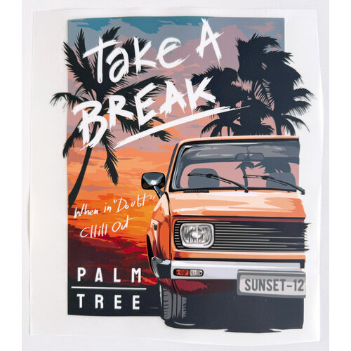 Patches Strijkapplicatie Take a Break Patches Strijkapplicatie Take a Break