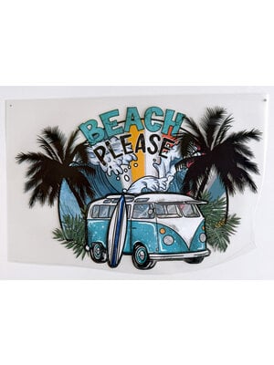 Patches Iron-on patch Beach Please