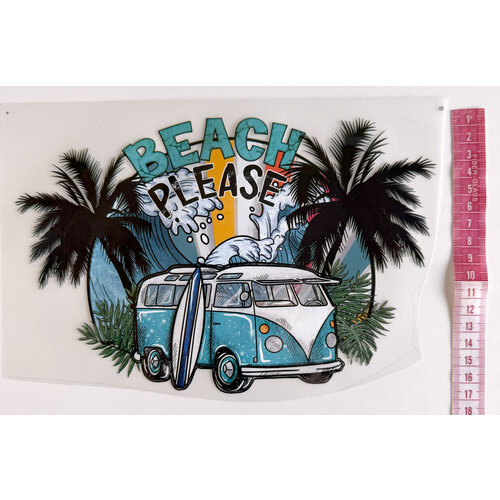 Patches Patch thermocollant Beach Please Patches Patch thermocollant Beach Please