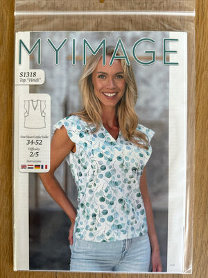 Paper pattern S1318 Bluse Heidi Papierschnittmuster