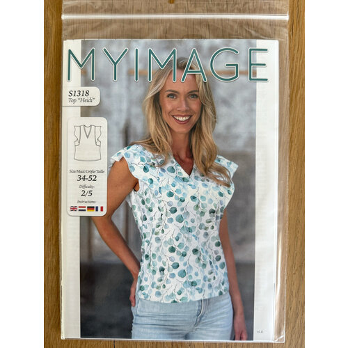 Paper pattern S1318 Blouse Heidi paper pattern Paper pattern S1318 Blouse Heidi paper pattern