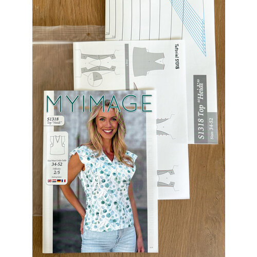 Paper pattern S1318 Blouse Heidi paper pattern Paper pattern S1318 Blouse Heidi paper pattern