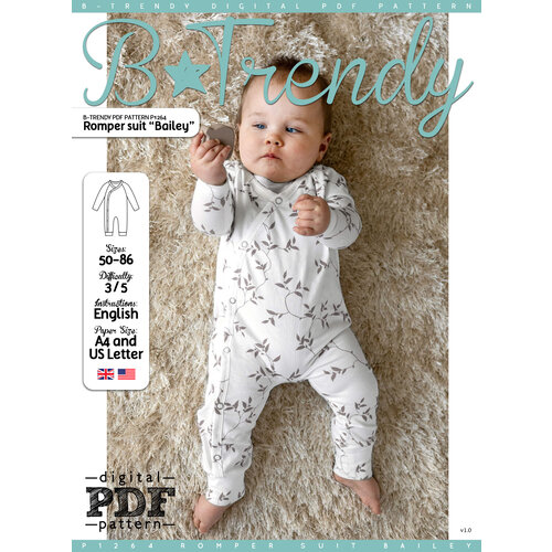 Download/Ebook P1264 Romper suit Bailey Download/Ebook P1264 Romper suit Bailey