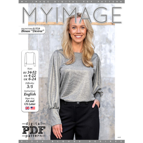 Download/Ebook S1324 Blouse Desiree Download/Ebook S1324 Blouse Desiree