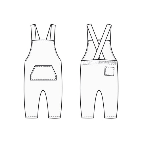 Download/Ebook J1019 Dungarees Josine