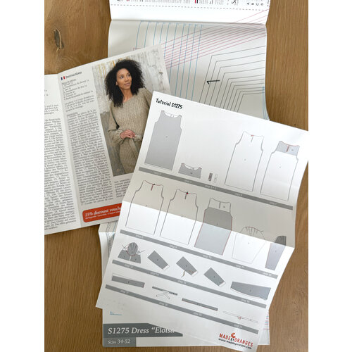 Paper pattern S1275 Robe Eloisa patron papier Paper pattern S1275 Robe Eloisa patron papier