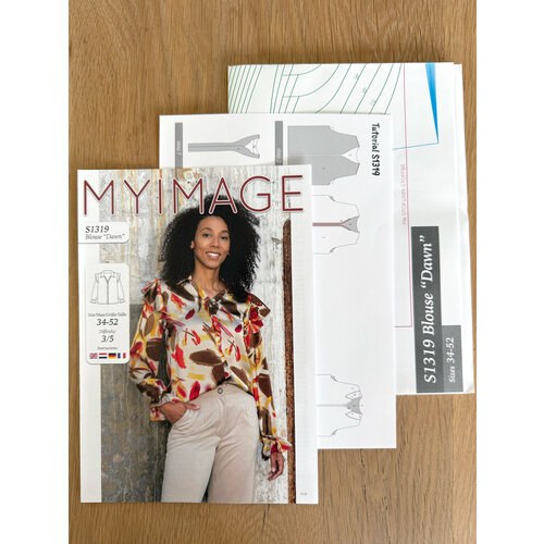 Paper pattern S1319 Blouse Dawn paper pattern Paper pattern S1319 Blouse Dawn paper pattern