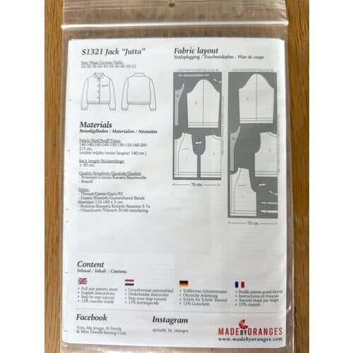 Paper pattern S1321 Jack Jutta paper pattern Paper pattern S1321 Jack Jutta paper pattern