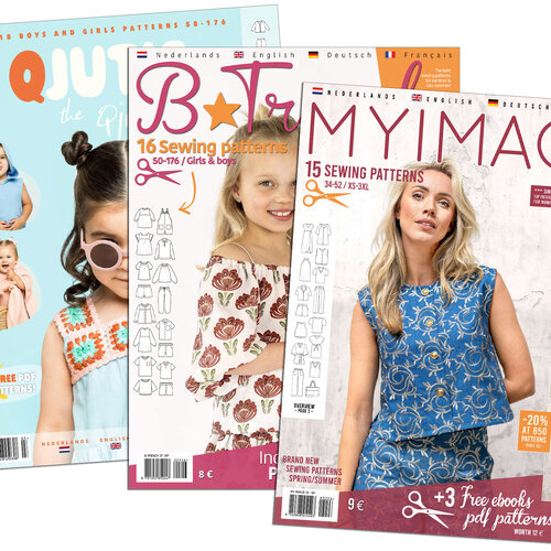 Magazine PRE-ORDER: My Image 32 + B-Trendy 27 + Qjutie 3