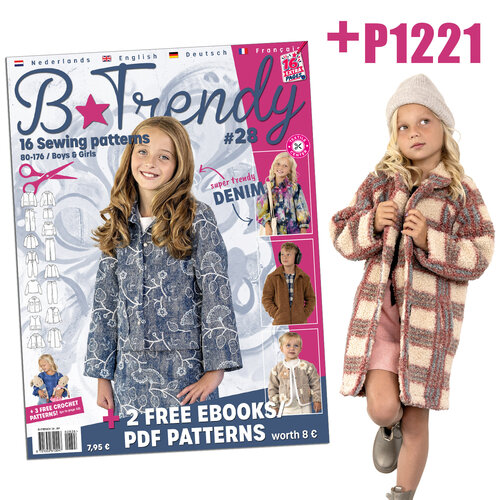Magazine PRE-ORDER: B-Trendy 28 + patroon P1221 Magazine PRE-ORDER: B-Trendy 28 + patroon P1221