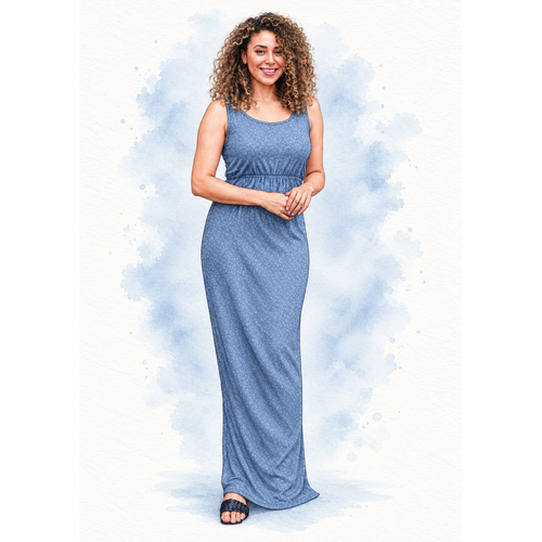 Paper pattern H1038 Jurk/Top/Rok Mara papierpatroon Paper pattern H1038 Jurk/Top/Rok Mara papierpatroon