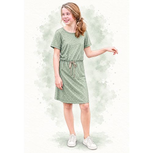 Paper pattern H1040 Jurk/Jumpsuit Valeria papierpatroon
