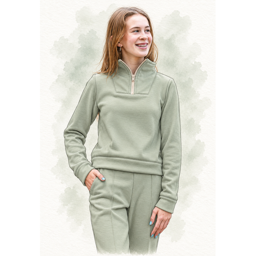 Paper pattern P1219 Pulli Lotte Papierschnittmuster