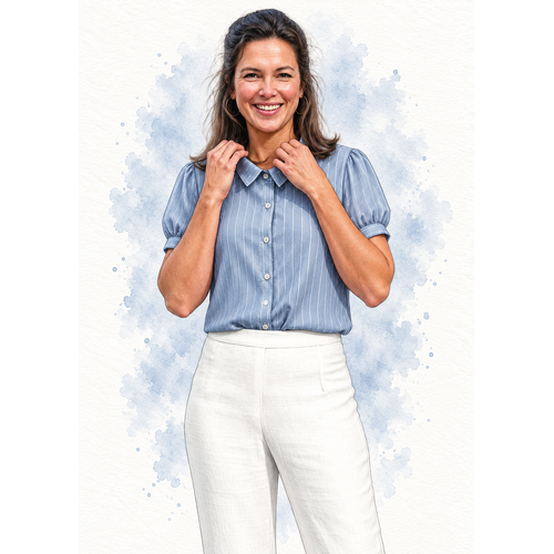 Paper pattern S1230 Bluse Gigi Papierschnittmuster