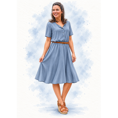 Paper pattern S1234 Dress Jackie paper pattern