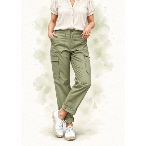 Paper pattern S1236 Hose Alexis Papierschnittmuster