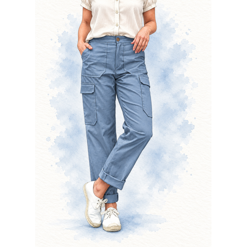 Paper pattern S1236 Hose Alexis Papierschnittmuster